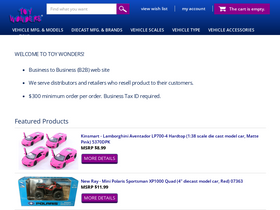 'toywonders.com' screenshot