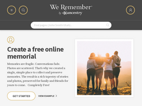 'weremember.com' screenshot