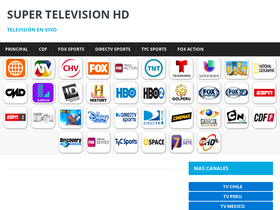 'supertelevisionhd.com' screenshot