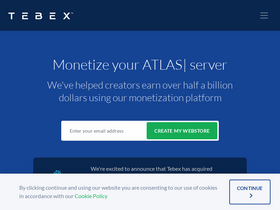 'tebex.io' screenshot