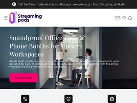 streamingpods.com homepage screenshot