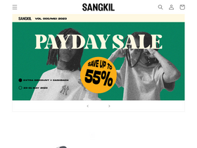 SANGKIL website screenshot