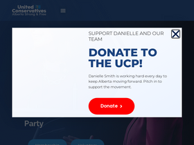 'unitedconservative.ca' screenshot