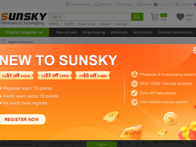 'sunsky-online.com' screenshot