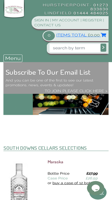 southdownscellars.co.uk