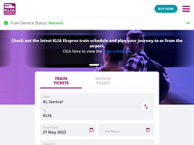 'kliaekspres.com' screenshot