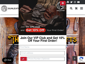 '1791gunleather.com' screenshot
