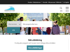 'bibliotek.hv.se' screenshot