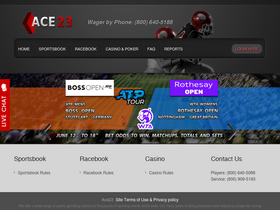 'ace23.ag' screenshot