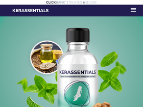 'kerassentials.com' screenshot