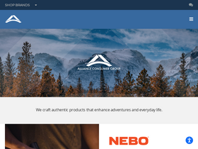 'acgbrands.com' screenshot