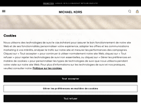 'michaelkors.fr' screenshot