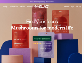 mojo.shop homepage screenshot