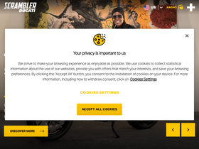 'scramblerducati.com' screenshot