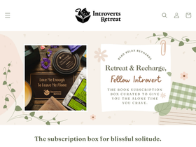 Introverts Retreat homepage screenshot