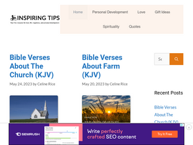 'inspiringtips.com' screenshot