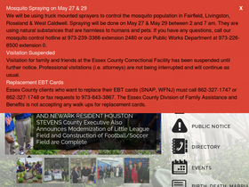 'essexcountynj.org' screenshot