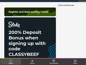 'classybeef.com' screenshot