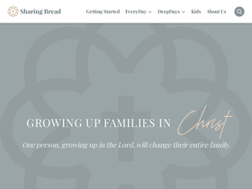 'sharing-bread.com' screenshot