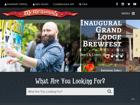 'mcmenamins.com' screenshot