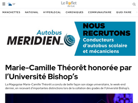 'lerefletdulac.com' screenshot