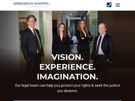 'greenspunlaw.com' screenshot