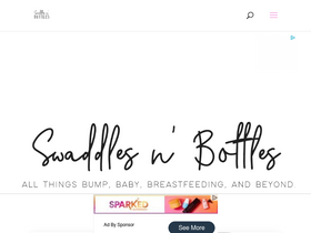 'swaddlesnbottles.com' screenshot