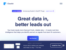 'clearbit.com' screenshot
