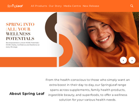Springleaf homepage screenshot