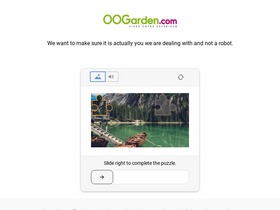 'oogarden.be' screenshot