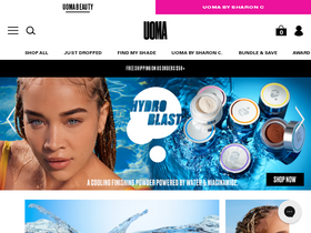 'uomabeauty.com' screenshot