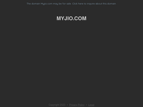 'myjio.com' screenshot