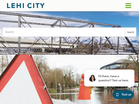 'lehi-ut.gov' screenshot