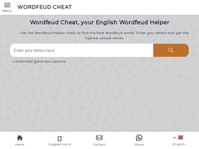 'wordfeud-helper.com' screenshot