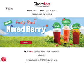 '1992sharetea.com' screenshot