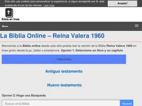 'bibliaenlinea.org' screenshot