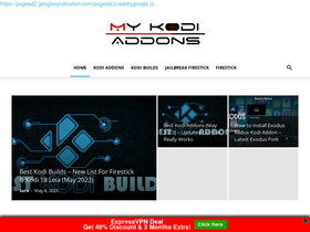'mykodiaddons.com' screenshot