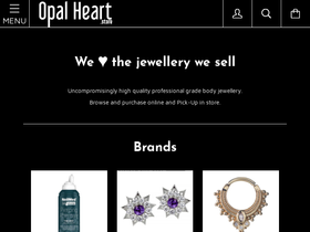 opalheart.store homepage screenshot