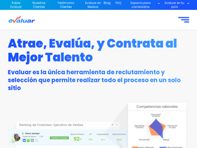 'evaluar.com' screenshot