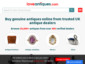 'loveantiques.com' screenshot