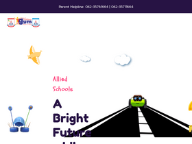 'alliedschools.edu.pk' screenshot