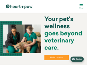 'heartandpaw.com' screenshot