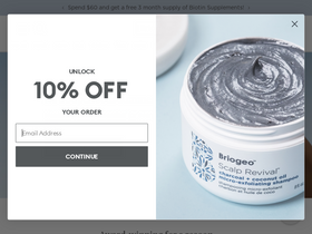 'briogeohair.com' screenshot