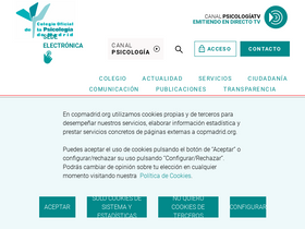 'copmadrid.org' screenshot