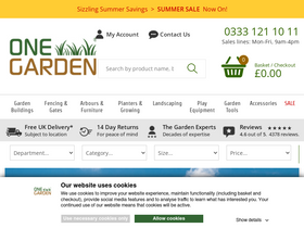 'onegarden.co.uk' screenshot