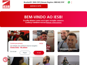 'iesb.br' screenshot
