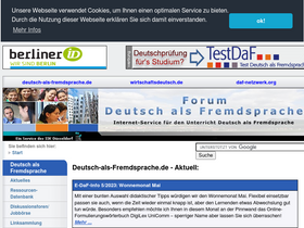 'deutsch-als-fremdsprache.de' screenshot