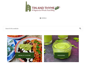 'tinandthyme.uk' screenshot