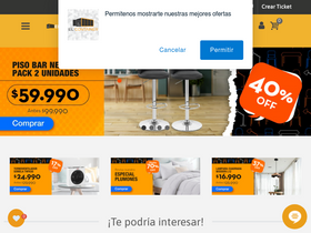 'elcontainer.cl' screenshot