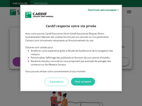 'cardif.fr' screenshot